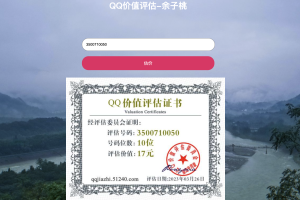 QQ价值评估网页版